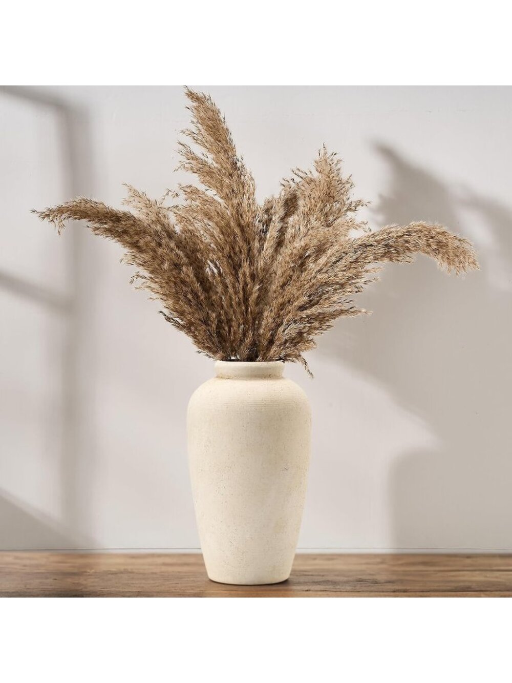 11 inch Ceramic Rustic Grounded Tall Vase Farmhouse Living Room Home Decoration